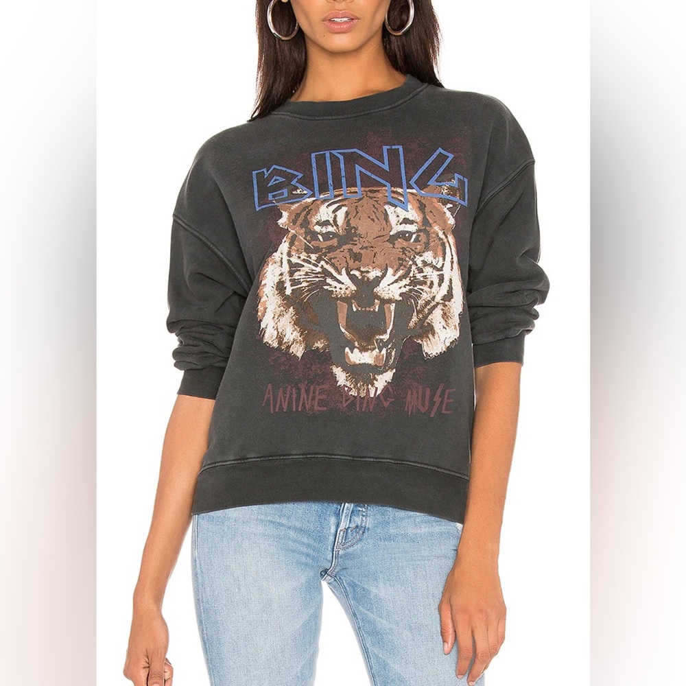 ANINE BING Tiger Sweatshirt